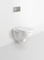 Vorschau: Villeroy&Boch O.Novo Wand-WC, WC-Sitz mit QuickRelase und SoftClosing Funktion, Combi-Pack, weiß 5660H101_1