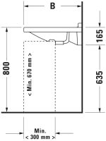 Vorschau: Duravit Starck 3 Waschtisch rechteckig 60x54,5cm, ohne Überlauf, ohne Hahnloch, weiß 0312600000