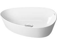 Vorschau: Duravit Cape Cod Aufsatzbecken 50x40,5cm WonderGliss weiss matt 23395032001