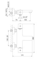 Vorschau: Steinberg Serie 342 Wannen-Thermostat Aufputz