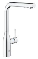 Grohe Essence Einhand-Spültischbatterie mit herausziehbarer Dual Spülbrause, chrom 30504000 