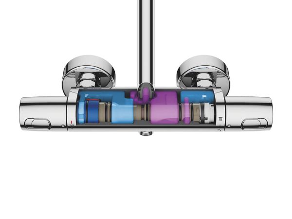 Grohe Euphoria System 310 Duschsystem mit Thermostat, wassersparend, chrom