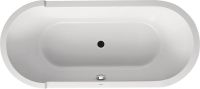 Vorschau: Duravit Starck freistehende Badewanne oval 180x80cm mit Acrylverkleidung, weiß 700010000000000