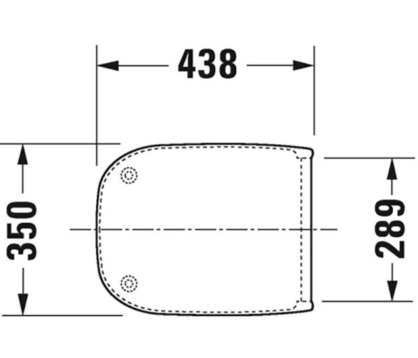 Duravit D-Code WC-Sitz mit Absenkautomatik, weiß