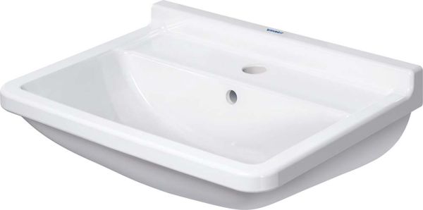 Duravit Starck 3 Waschtisch 60x45cm, mit Überlauf, ohne Wondergliss, weiß 0300600000