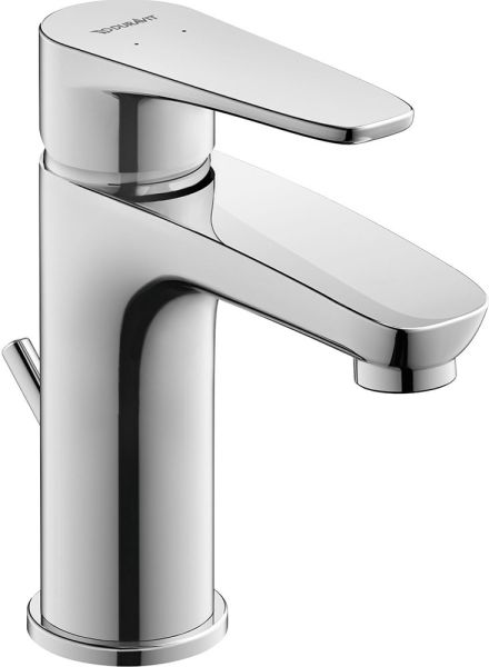 Duravit B.1 Einhebel-Waschtischmischer S mit Zugstangen-Ablaufgarnitur, chrom, B11010001010