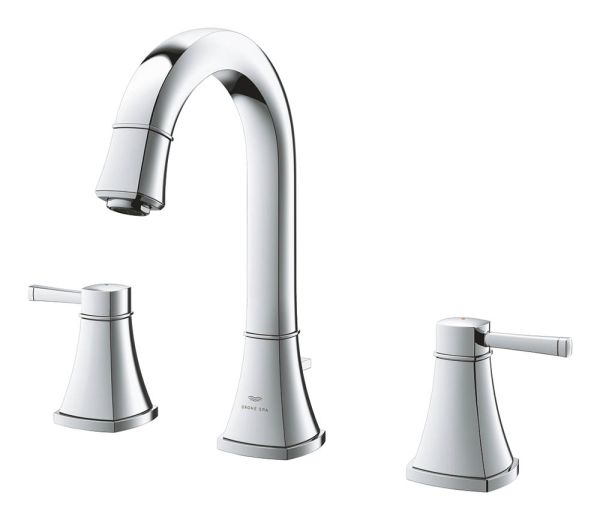 Grohe Grandera 3-Loch Waschtischarmatur L-Size, mit Ablaufgarnitur