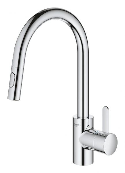 Grohe Eurosmart Cosmopolitan Küchenarmatur, herausziehbare Brause, chrom 31481001