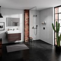 Vorschau: Hansgrohe ShowerSelect Comfort E Thermostat UP für 2 Verbraucher, schwarz matt