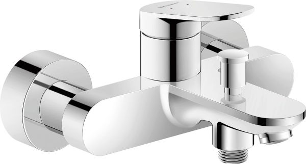 Duravit Wave Einhebel-Wannenmischer Aufputz rund, chrom WA5230000010