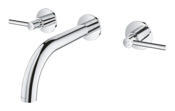 Grohe Atrio 3-Loch-Waschtischarmatur Unterputz, Ausladung 18cm