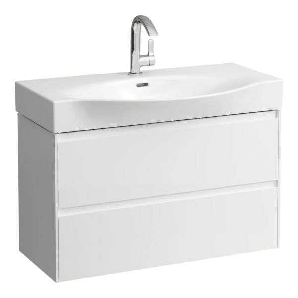 Laufen Lani Palace Waschtischunterbau mit 2 Schubladen, 88cm für WT Palace 81170.2, weiß, H4042121122601