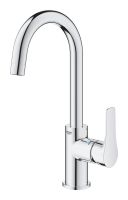 Vorschau: Grohe Eurosmart Waschtischbatterie L-Size mit Push-Open Ablaufgarnitur, schwenkbar, chrom