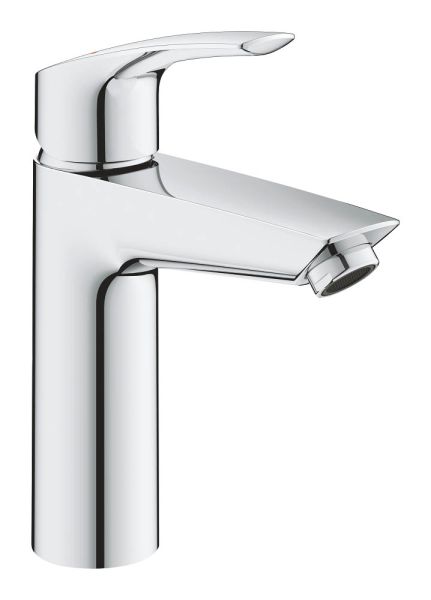 Grohe Eurosmart Einhand-Waschtischbatterie M-Size mit Verbrühschutz und Push-Open, chrom 23989003