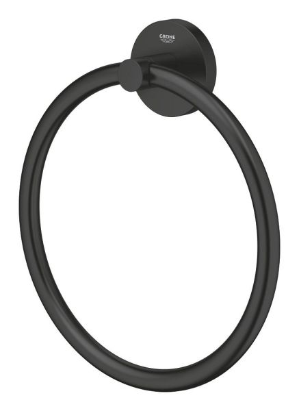 Grohe Essentials Handtuchring, matt black